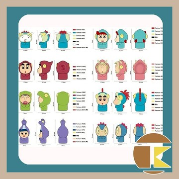 【7月預購】蠟筆小新恐龍日記系列 指尖毛絨盲盒盒玩 收藏公仔擺飾 一中盒8入｜愛蛋客