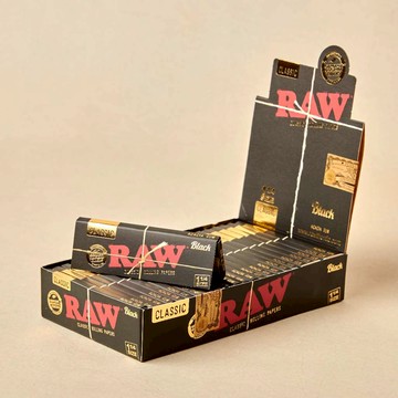 黑羊選物 台灣現貨 RAW 76mm Black 黑標系列 慢燃 無漂白 無添加 捲菸 RAW捲菸紙 Paper