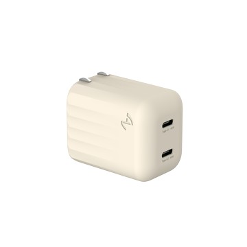 [萬摩科技] Allite Mini Go 45W 2C 氮化鎵雙孔快充頭 曦光黃