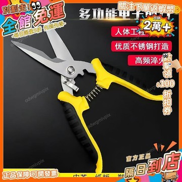 免運費🚀多功能鐵皮剪 8寸不鏽鋼電工剪 電線電纜線槽電子剪刀 集成吊頂剪刀 鐵皮剪刀 浪版剪 鋼板剪 工業金屬剪 JD