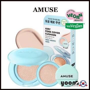 [amuse] Airy Pore Cover Cushion (主要產品+補充裝)_來自韓國
