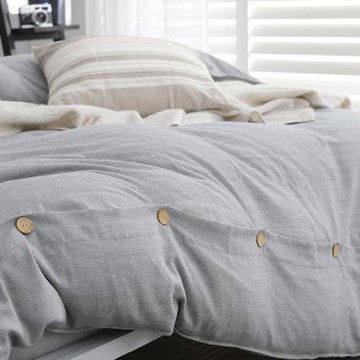 好關係 HAOKUANXI｜擁抱晨霧-天然色織棉被套