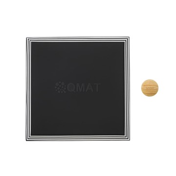 【廠商直送】QMAT筋膜球+超慢跑墊-黑底白框-30mm