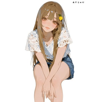 【8 月新款】07-139-0045 人物貼紙 簡約夏日女孩