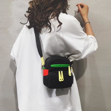 網紅質感帆布包女包2025新款韓版洋氣布包原宿ins超火單肩斜挎包