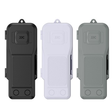 JJC 大疆DJI副廠Pocket 3/4相機保護殼PC-OP4相機殼(可收納MSD記憶卡&磁吸式濾鏡;免拆直充)硬殼保護套防撞殼