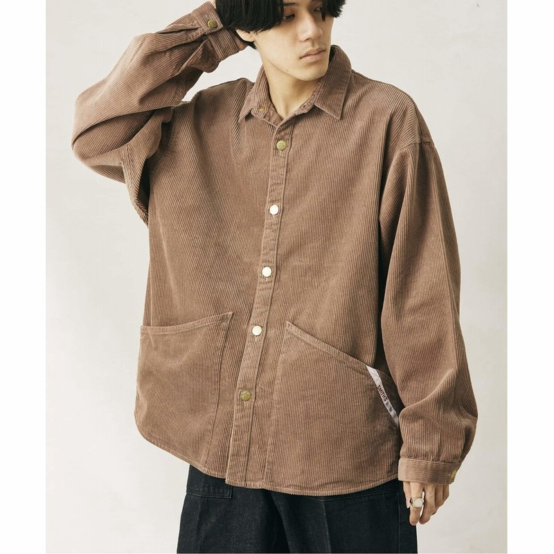 メンズ ジャーナルスタンダード レリューム Smith S スミス 別注 コーデュロイ シャツジャケット キャメル A M 通販 Lineポイント最大1 0 Get Lineショッピング
