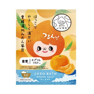 JUSO BATH POWDER泡澡時光-愛媛溫州柑橘風呂入浴劑 30g