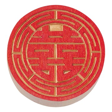 SaNNeNg 三能 2吋凸雙喜印 圓徑59mm  1個