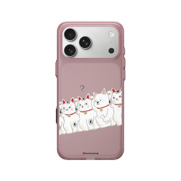 iPhone 17 Pro Max Clear (相機按鈕) 晶醺玫 - TOCOROCOMUGI - 不對勁招財貓
