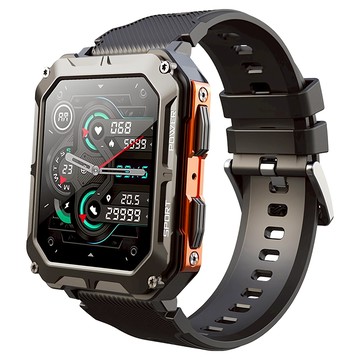 軍規智能通話藍牙手錶 運動手環 C20PRO  橙色  1.81吋  藍牙  1個