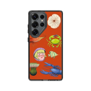 Galaxy S25 Ultra Clear 酷墨灰 - Chubbynida - 烈焰海之舞