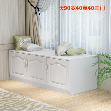 陽台櫃 儲物榻榻米飄窗櫃收納神器陽台防曬矮櫃臥室窗台定製自由組合炕櫃【MJ4352】