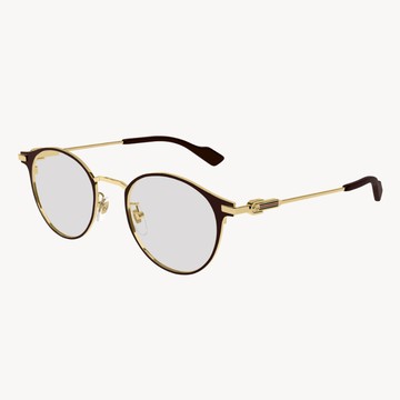 GUCCI｜GG1739OK-002 圓形金屬光學眼鏡【葛洛麗雅眼鏡】