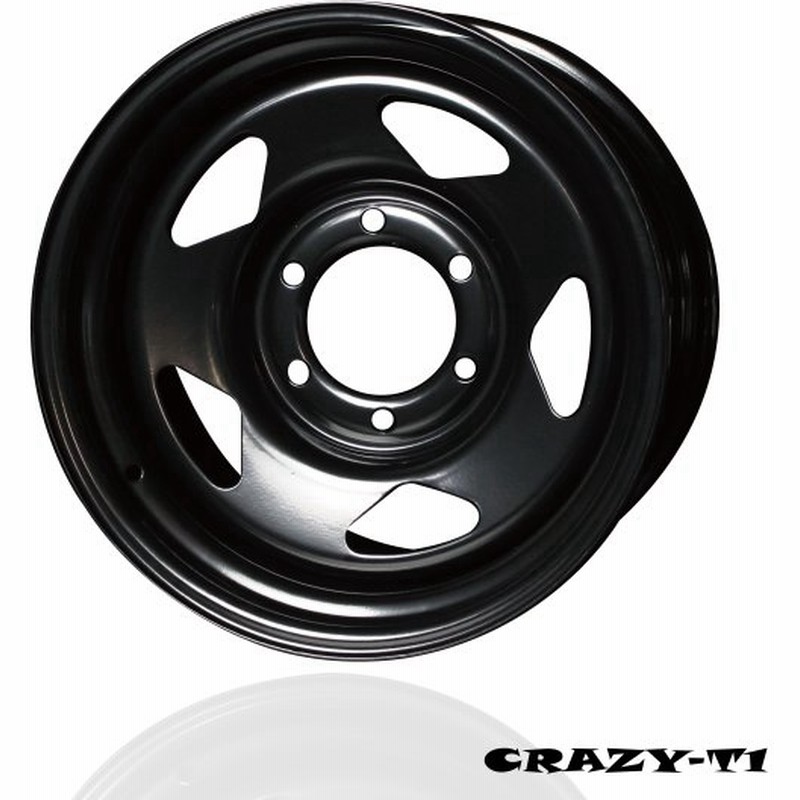 Zero House Crazy T 1 ハイエース 0系 ホイール 2本セット ブラック 16インチ 8j P C D 139 7 Inset 0 Or 13 鉄チン 鉄ちん テッチン てっちん ホイール 通販 Lineポイント最大0 5 Get Lineショッピング