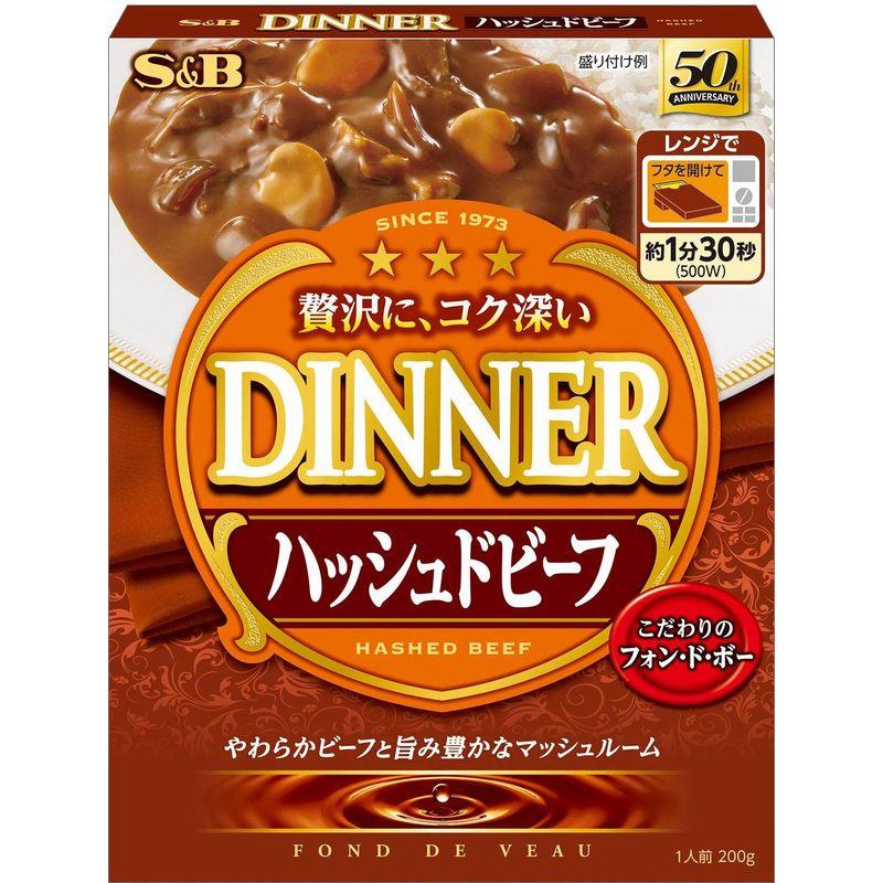 エスビー食品 フォン・ド・ボー ディナーハッシュドビーフ 200g ×5個