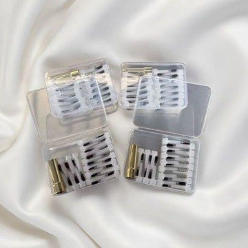 『臺灣出貨』美甲替換一次性甲油膠工具刷頭美甲店專用透明收納軟毛指甲油刷子✨好物甄選