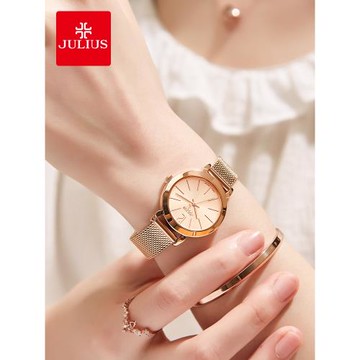 聚利時手表女日韓ins時尚潮流夏季女款簡約百搭學生防水女表鋼帶