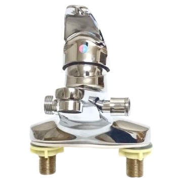 台灣製 兩用雙孔面盆龍頭  4吋  1個