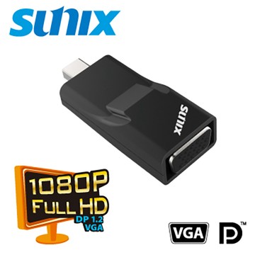 SUNIX mini Display Port轉VGA轉換器 (D2V27C0)