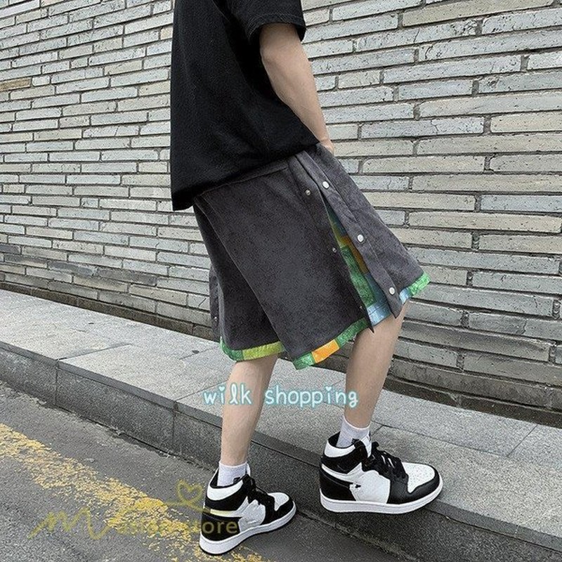 おしゃれ韓国風 夏 ショートパンツ ストレッチ薄手ボトムス 半ズボン 脚長効果 ファスナー付きaライン短パンツスッキリ スリム シンプルお出かけ 通勤 休日