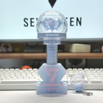上新 十週年克拉棒 底座 透明款 svt 應援棒 seventeen 手燈 燈座 應援棒收納好物 桌面擺件裝飾 周邊
