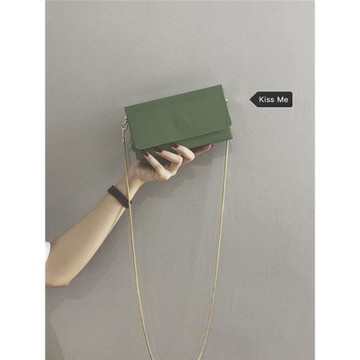 MK小包包女2024夏季新款洋氣時尚盒子小方包高級感鏈條單肩斜挎包