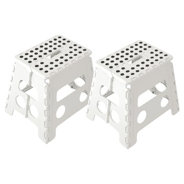 KAZT 多功能便攜摺疊椅 M (37*30*33 公分) 白色 2個