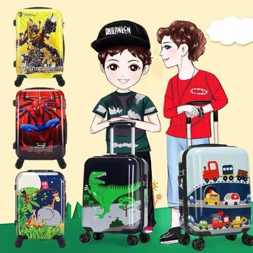 大黃蜂兒童拉桿箱卡通男孩旅行箱萬向輪小學生行李箱18寸20寸皮箱