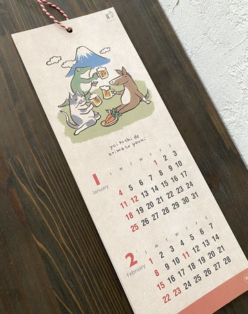 【預購】貓咪與青蛙的 2026 年曆