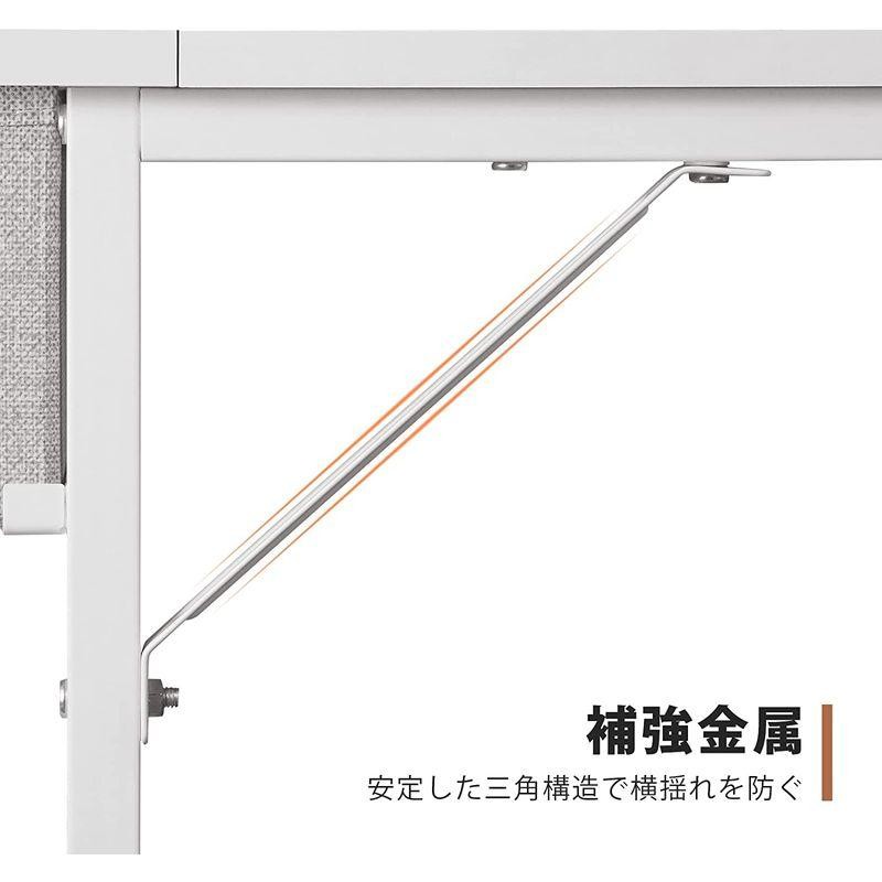 YeTom デスク 机 pcデスク パソコンデスク 幅100cm×奥行48cm 布製