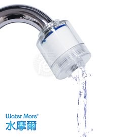 水摩爾 透明PP高密度濾棉除氯濾芯過濾器(贈轉接頭) 除氯淨水器 廚房 pp濾心過濾雜質鐵鏽汙垢 安裝於衛浴龍頭濾水器