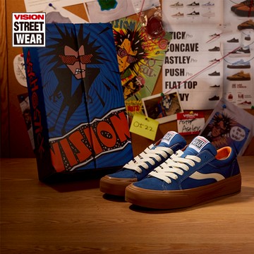 VISION STREET WEAR PSYCHO ASTLEY PRO寶石藍板鞋帆布鞋 男女同款 V242NY3010