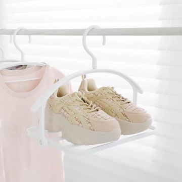 隔日到貨🔥折疊衣架 摺疊衣架 多功能衣架 衣架 褲架 曬衣架 晾衣架 摺疊褲架 防滑衣架 無痕衣架 收納衣架 褲子衣架