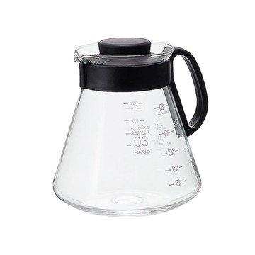 HARIO 【 V60經典系列】02黑色60咖啡分享壺600ml [XVD-60B-EX]