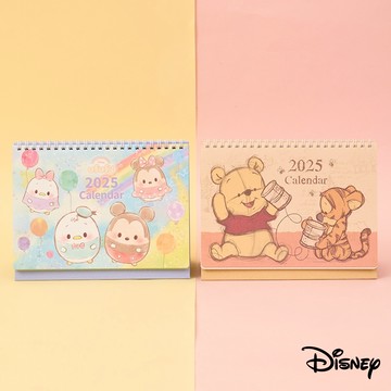 迪士尼｜2025桌曆(A5) 維尼 玩具總動員 公主 福倒翁 大桌曆 辦公用品 文具 記事 規劃 NP554