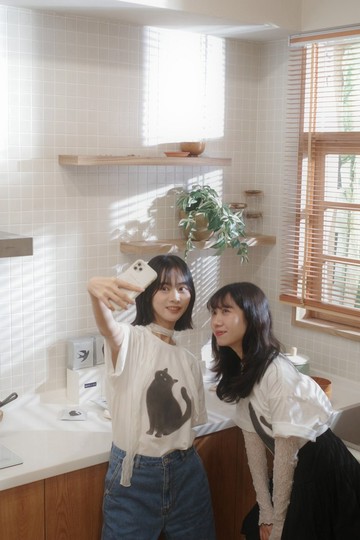 黑貓 落肩重磅款 T SHIRT