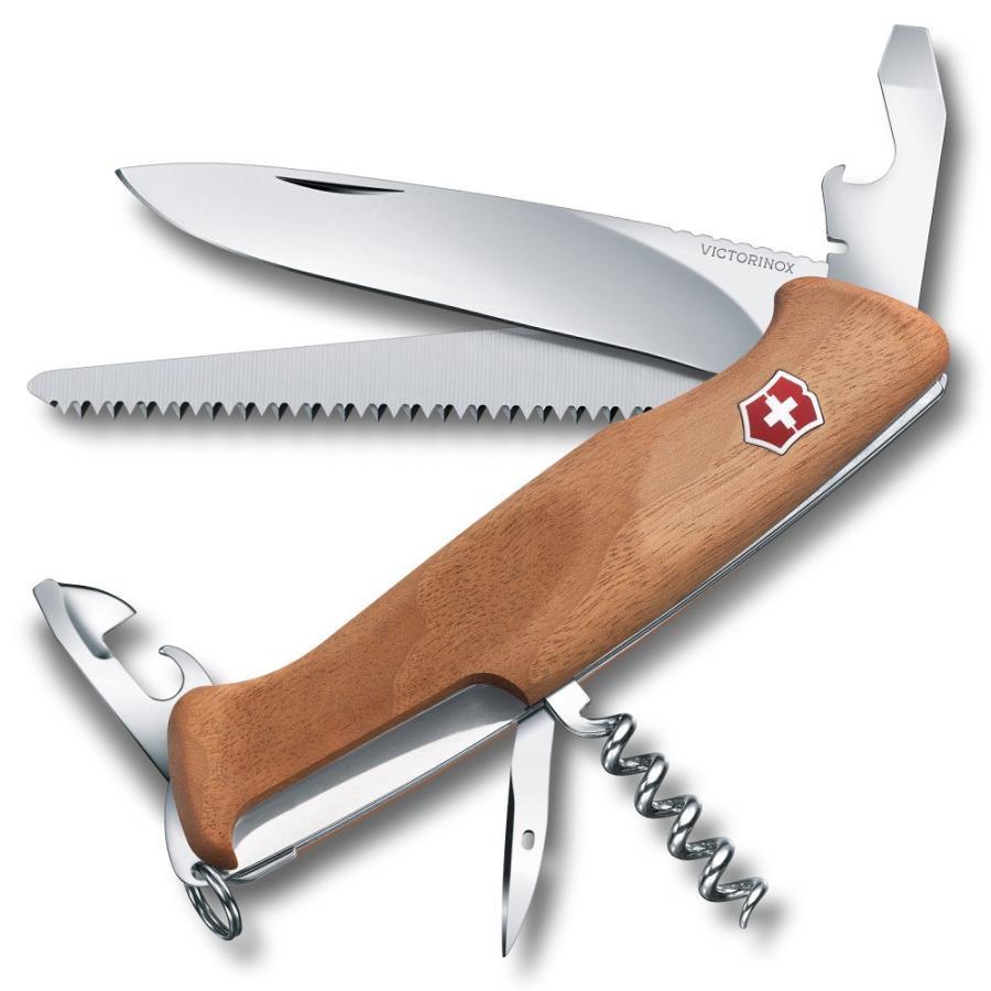 4% ビクトリノックス VICTORINOX レンジャーウッド ナイフ マルチツール サバイバルナイフ 0.9561.63