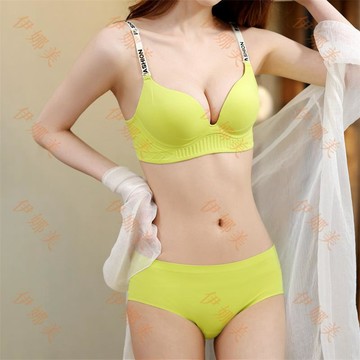 【臺灣出貨👙】少女時尚性感無鋼圈上託舒適款內衣小胸聚攏調整型收副乳文胸套裝【伊娜美】