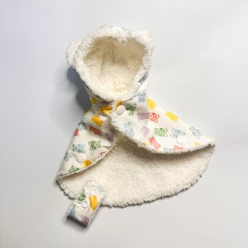 小熊寵物羊毛絨斗篷