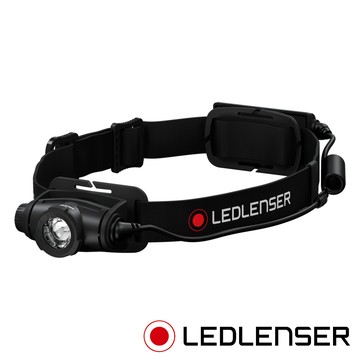 【LED LENSER】H5R Core充電式頭燈 500流明『黑』502121 戶外 露營 登山 健行 休閒 旅遊 頭燈