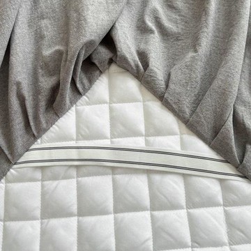 全棉夾棉純色床裙三四件套100%純棉席夢思床墊遮丑保護罩單人床套