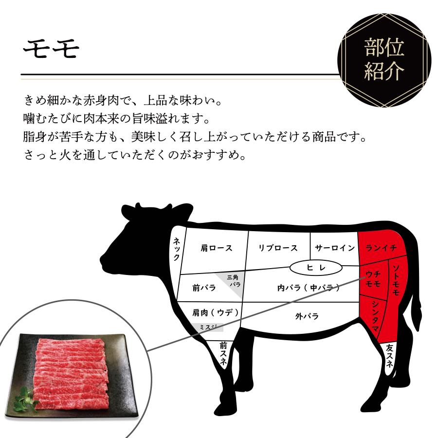 [敷島ファーム] 牧場直営 黒毛和牛 すきしゃぶ2種セット 800g ロース 400g・ モモ 400g)