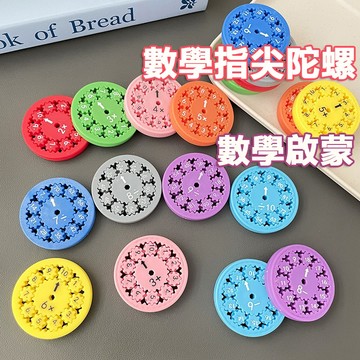 新品熱賣+免運🔥 數字指尖陀螺 3D打印 科技感數學微調器 用於學習祘術的敎育旋轉陀螺 兒童數學啟懞益智玩具 指尖陀螺