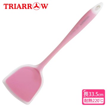 【三箭牌】炫彩耐熱矽膠鍋鏟(粉)HD-S34P