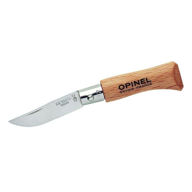 Opinel-Knife, size 2, Beechwood, stainless steel