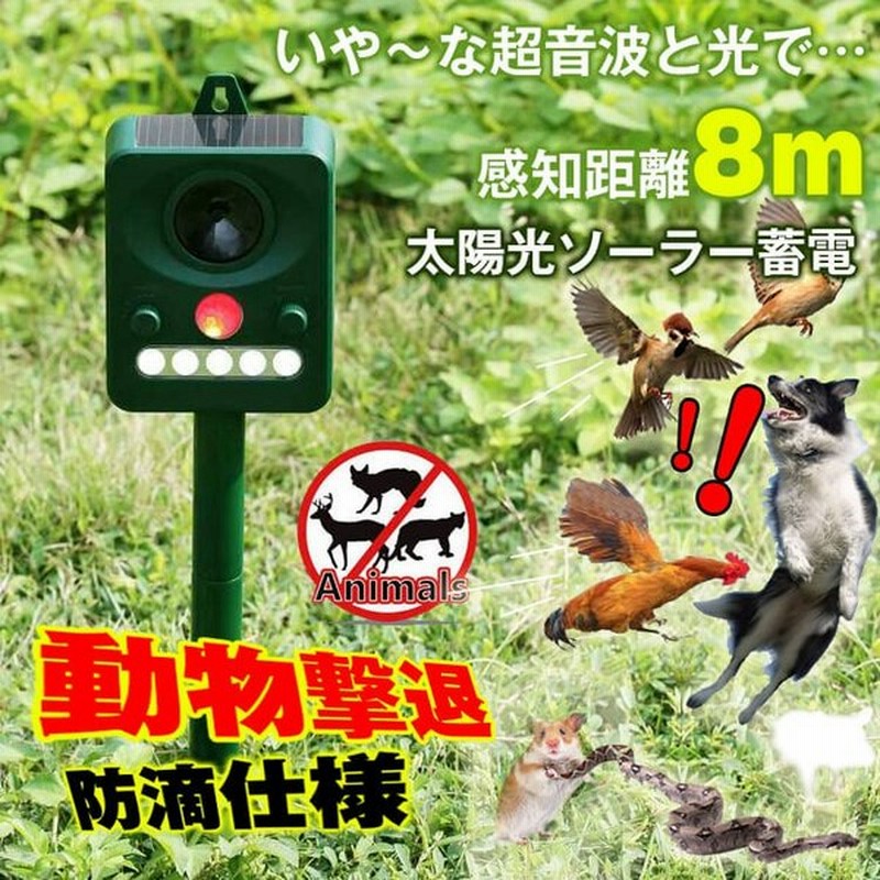 動物撃退 ガーデン 猫よけ 超音波 ソーラー フラッシュ アニマル 害獣 犬よけ 鳥よけ 対策 グッズ 動物よけ バリア 無害 Sl016 通販 Lineポイント最大0 5 Get Lineショッピング