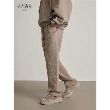 華人青年龍爭虎斗系列 龍刺繡潮流百搭衛褲