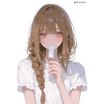 【8 月新品】07-139-0289 人物貼紙 簡約夏日女孩
