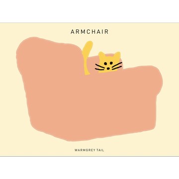 韓國 WARMGREY TAIL 防水貼紙 躲貓貓